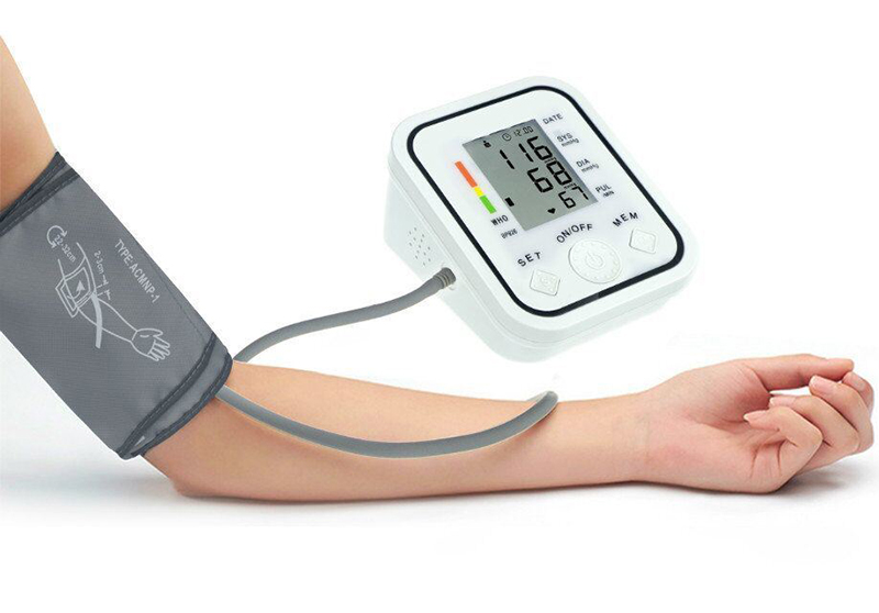 Blood Pressure Monitor with LCD Display and Smart Voice Broadcast