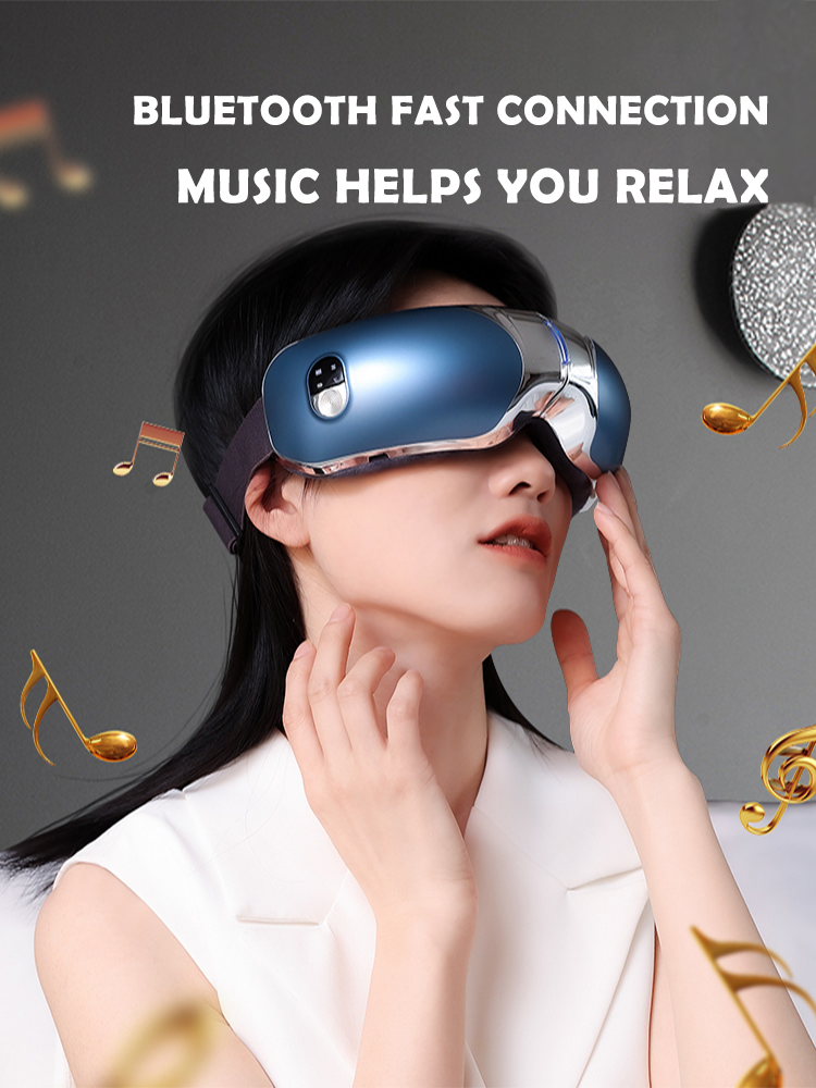 New 4D Airbag Eye and Temple Massage Therapy Eye Massager with Vibration and Music