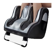 Rolling Automatic Black Foot And Leg Massager
