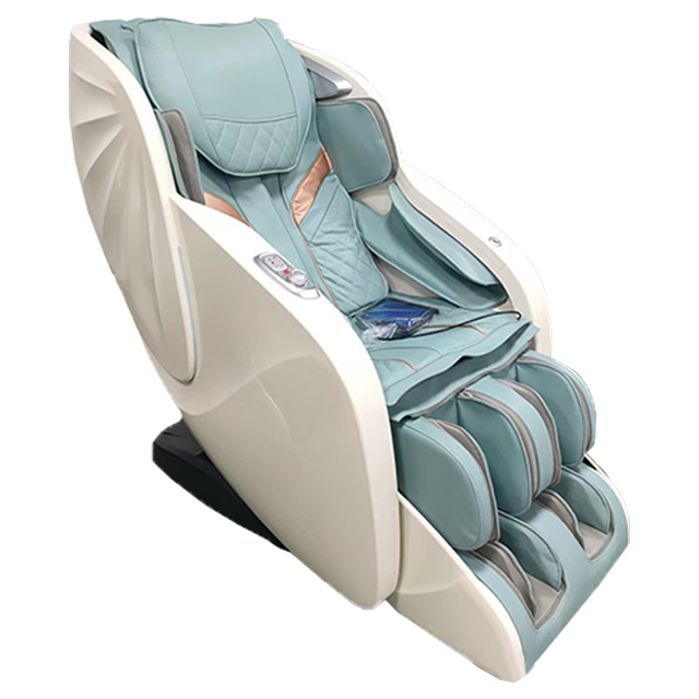 Home Use Commercial Zero Gravity Whole Body Massage With Bluetooth Music Shell Type Airbag Wrapped Massage Chair With Side Lights