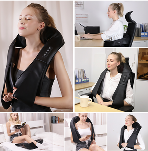 Portable Kneading Shiatsu Belt Hadad Tapping Massager Belt for Whole Body Shoulder Neck Electric Massage Belt