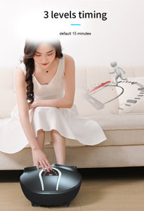 Rolling Automatic Black Foot Massager